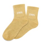 Paire de Chaussettes Pailletes Sympa Jaune