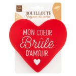 Bouillotte noyaux de cerise  Bien au chaud  17 x 18 cm