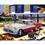 Cadre en toile imprime Car at Golf 50 x 40 cm