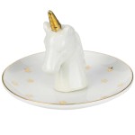 Figurine Porte-bijoux en cramique - Licorne