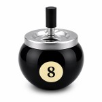 Cendrier rotatif Boule de billard n�8
