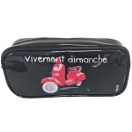 Trousse Rectangulaire noire Vivement Dimanche