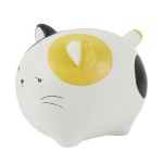 Tirelire Chat Kawaii en cramique 13 cm