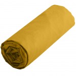 Drap housse pour lit une place 90 x 190 cm - Moutarde