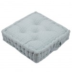 Coussin de sol en coton 45 x 45 x 10 cm - Gopher Bleu