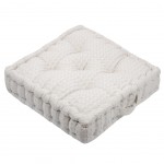 Coussin de sol en coton 45 x 45 x 10 cm - Gopher cru