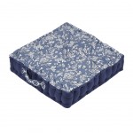 Coussin de sol Agathe en coton 45 x 45 x 10 cm