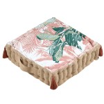 Coussin de sol en coton 44 x 44 x 9 cm - Singapour