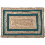 Tapis Ethnique 60 x 90 cm en Jute - Emeuraude