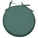 Coussin de chaise Ronde Nelson 40 cm - Jade