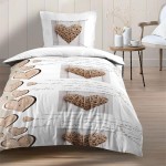 Parure de lit Charming Naturel  140 x 200 cm