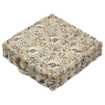 Coussin de sol Shana Moutarde  40 cm