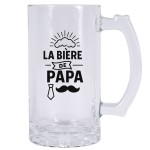 Chope  bire La bire de Papa  470 ml