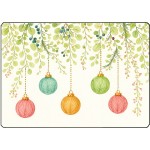 Planche  dcouper dcorative  Boules de Nol et feuillage