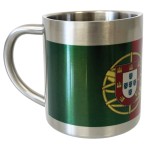 Tasse Inox Double Paroi 200 ml  Drapeau Portugais