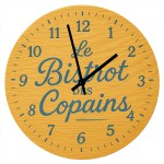 Horloge en verre Le Bistrot des Copains   29 cm
