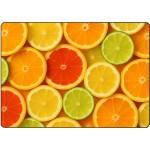 Planche  dcouper dcorative  Agrumes colors  28,5 x 20 cm