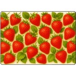 Planche  dcouper dcorative  Fraises  28,5 x 20 cm