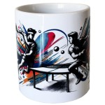 Pot  crayons en cramique  Tennis de table