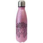 Bouteille isotherme  paillettes roses Luna
