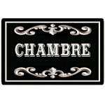 Plaque de Porte en Mtal  Chambre