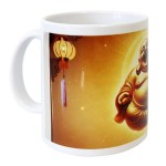 Mug en cramique Bouddha de labondance  350 ml