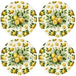 Dessous de verres  citronnier en fleur Cbkreation