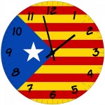 Horloge Murale Drapeau Catalan  CBKration