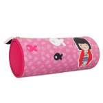 Trousse ronde rose avec poissons Kimmi Junior