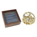 Cadran solaire  boussole en laiton avec coffret