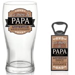 Verre  Bire et dcapsuleur - Papa