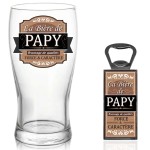 Verre  Bire et dcapsuleur - Papy