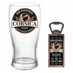 Verre à Bière et décapsuleur - Brasserie Corsica