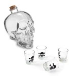 Coffret cadeau skull - Bouteille et 4 shooters