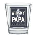 Verre le whisky de papa pour le whisky