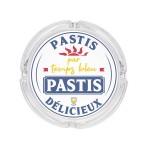 Cendrier en verre Pastis par temps bleu Pastis D�licieux