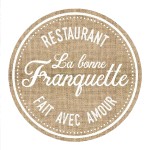 Set de table rond La bonne franquette en toile de jute