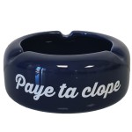 Cendrier en cramique bleu - Paye ta clope