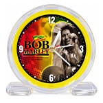 Réveil Bob Marley jaune en PVC 8,5 cm Réveil Bob Marley jaune en PVC 8,5 cm