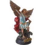Archange Saint Michel en résine 12 cm