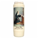 Bougie neuvaine Sainte Rita causes perdues 9 jours