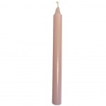 Bougie teinte dans la masse 20 cm - Rose Pastel