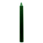 Bougie teint�e dans la masse 21 cm - vert sapin