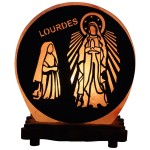Lampe en cristal de sel de lHimalaya Notre Dame de Lourdes