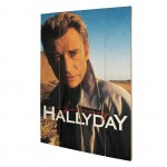 Cadre en bois Johnny Hallyday - Gang