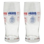 Verres  bire Paris Saint Germain golding en set de 2