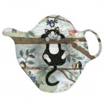 Repose sachet de thé en mélamine - Chat et Oiseaux - Bug Art