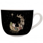 Tasse Jumbo Traineau du pre Nol collection Bug Art