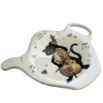 Repose sachet de th en mlamine - Chat Violoncelle