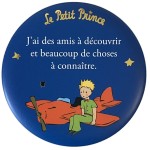 Magnet Le Petit Prince de St Exupry et et l'avion - Par Kiub